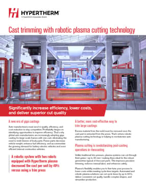 Image of Cast Trimming brochure