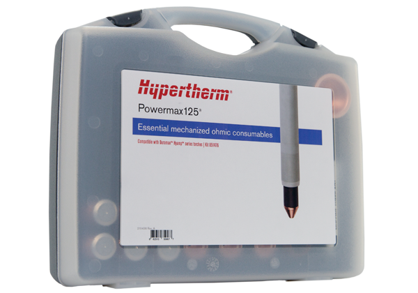 Verschleißteilset Powermax125 Mechanisiertes Essential-Set Ohmsch 125 A Schneiden