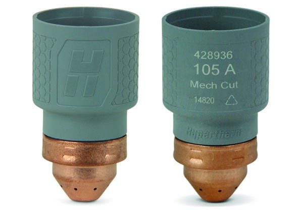 Hypertherm-Einsatz: SmartSYNC oder Adapter 105 A für mechanisiertes Schneiden