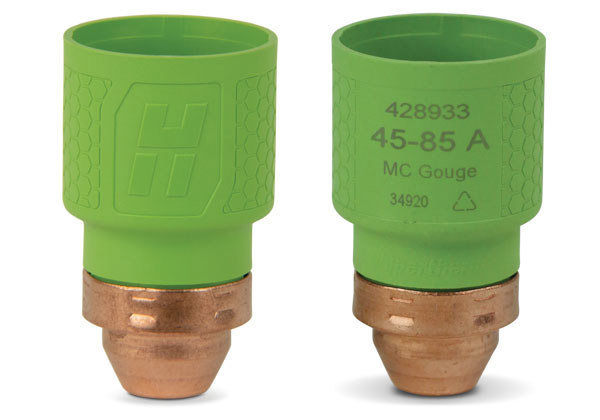 Hypertherm-Einsatz: SmartSYNC oder Adapter 45–85 A für Fugenhobeln mit max. Kontrolle