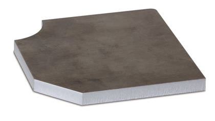 Aluminum cut sample