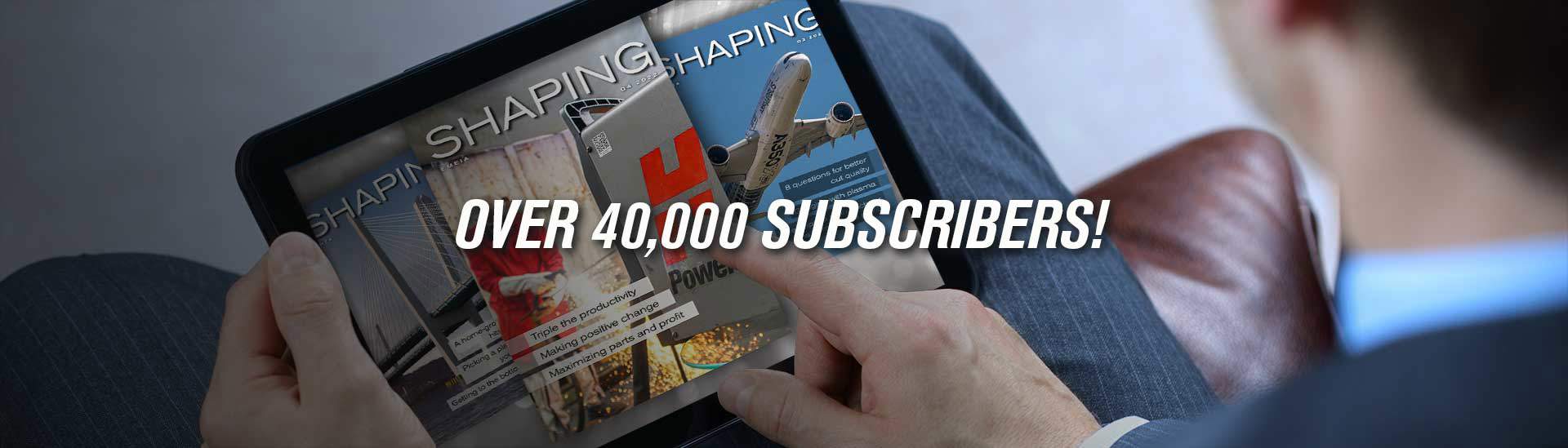 Over 40,000 subscribers