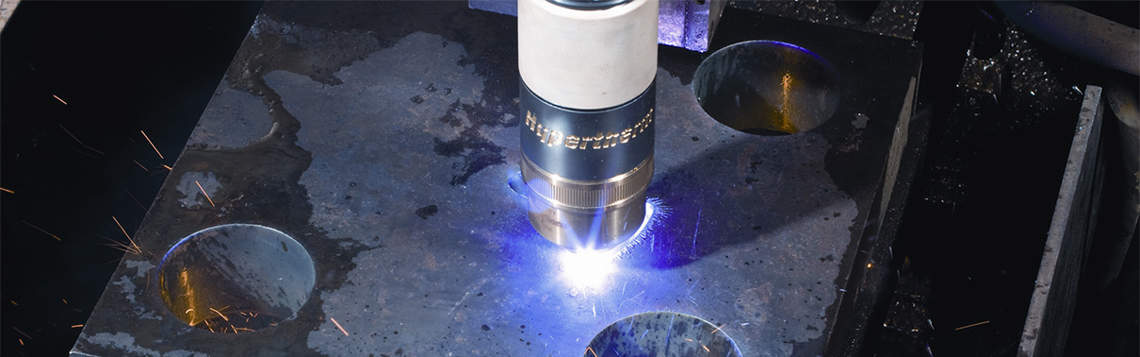 Hole cutting metal with TrueHole technology