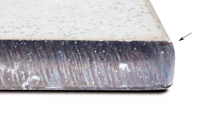 Top edge rounding