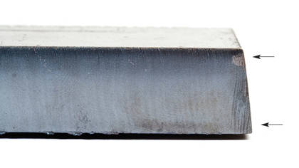 Positive cut angle