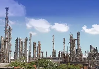 Una planta petroquímica