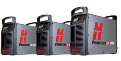 Powermax 65 to 105 amp range systems
