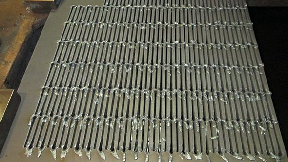 Example piercing test plate