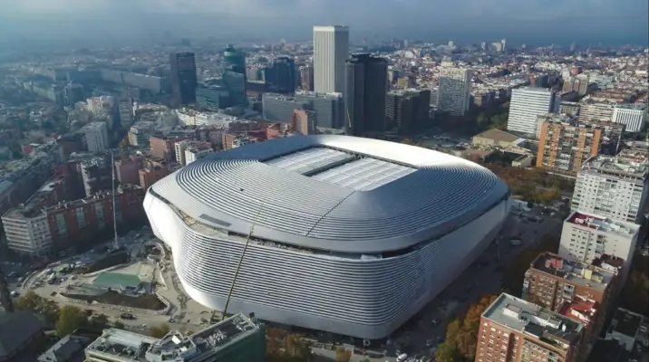 Image of renovated real madrid stadium