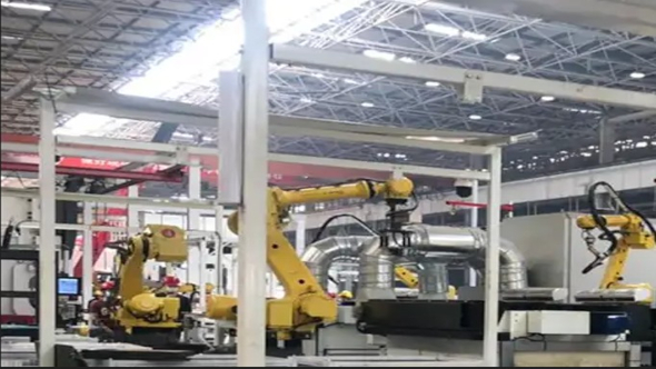 Image of robotic plasma cutting