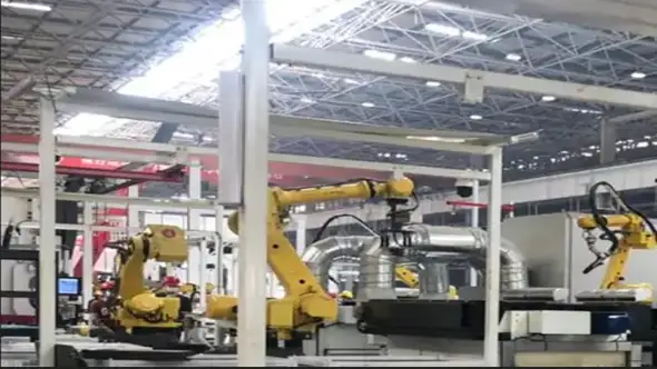 Image of robotic plasma cutting