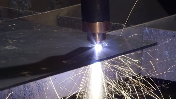Piercing thin metal