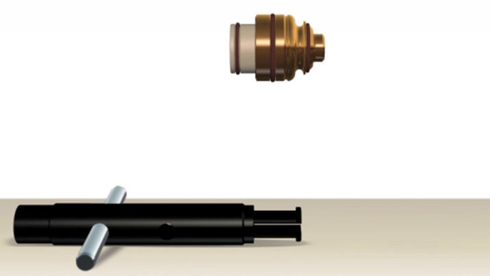 Centricut swirl-ring removal tool for Kaliburn and Kjellberg systems