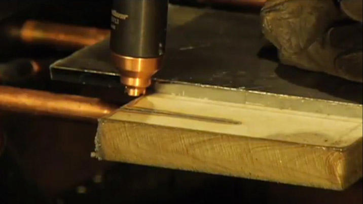 Powermax45 - handheld cutting 19mm stainless