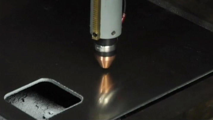 Powermax45 - mechanized cutting 10mm aluminum