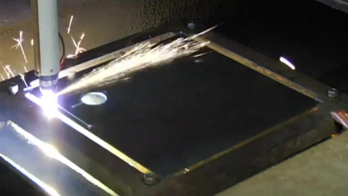 Powermax45 - mechanized cutting 3mm mild steel