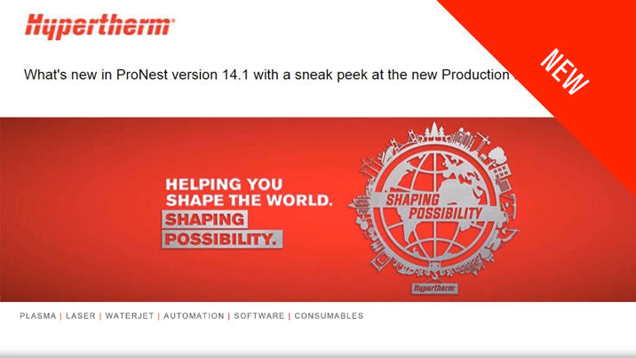 What's new in ProNest version 14.1 with a sneak peek at the new Production Manager