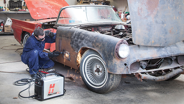 Powermax30 AIR in garage