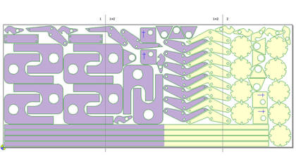 ProNest software - reposition work zones