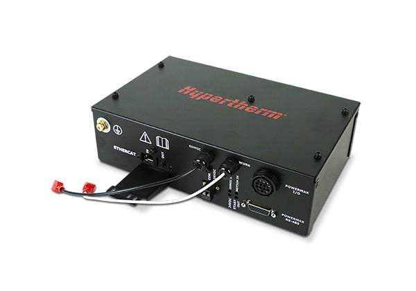 Powermax EtherCAT インターフェイスアダプターの前面の画像