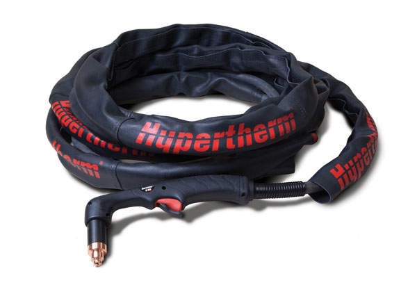 The Hypertherm leather torch sheath provides additional protection for torch leads against cuts, burn-through and abrasion
