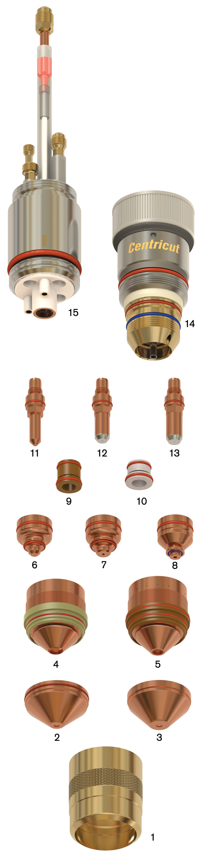 Spirit and ProLine parts list