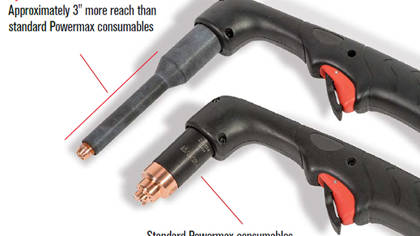 HyAccess consumables compared to standard Powermax consumables