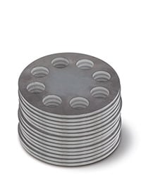 切割样品时未采用 Rapid Part 零件快速切割技术